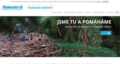 Desktop Screenshot of diakoniecce-sobotin.cz