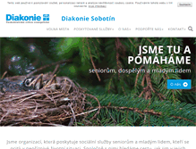 Tablet Screenshot of diakoniecce-sobotin.cz